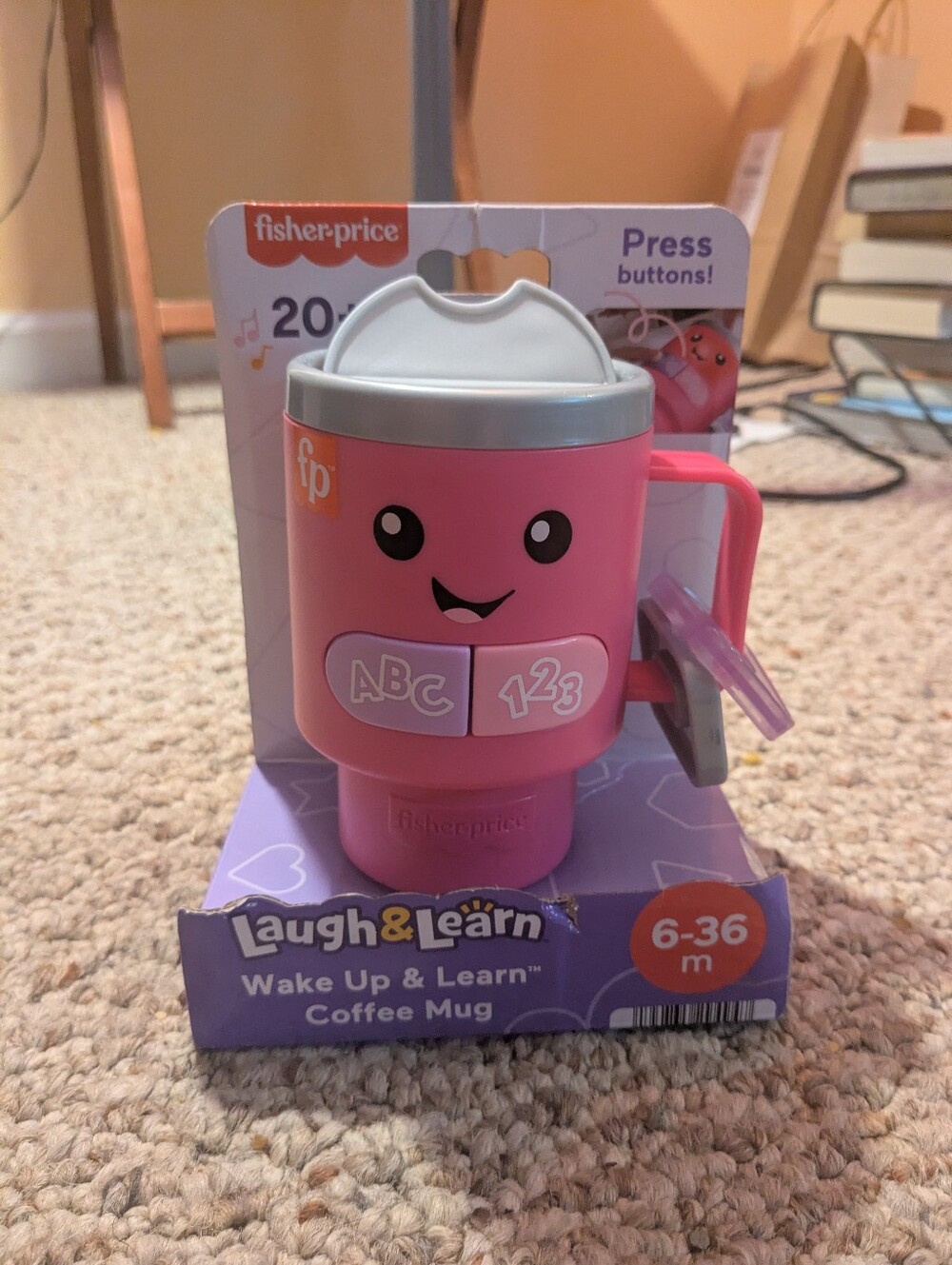 fisher price coffee mug